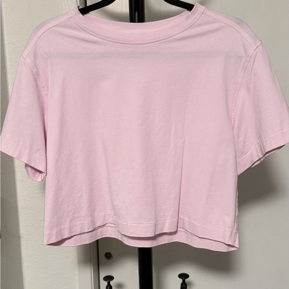 Lululemon Athletica Light Pink Crop Top